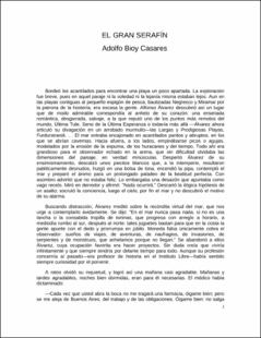 Portada El gran serafín