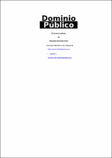 Portada El primer suplicio