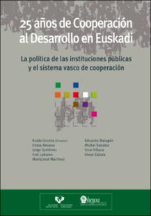 Portada 25 años de coperacion al desarrollo Euskadi : la política de las instituciones públicas y el sistema vasco de cooperación