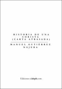 Portada Historia de una corista : (carta atrasada)
