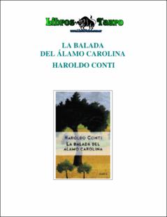 Portada La balada del álamo Carolina
