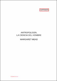 Portada Antropologíala ciencia del hombre