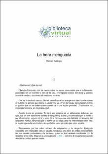 Portada La hora menguada