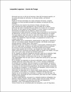 Portada La lluvia de fuego