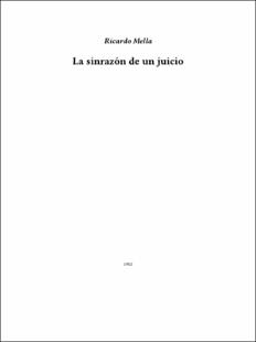 Portada La sinrazón de un juicio