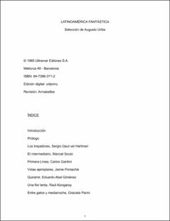 Portada Latinoamerica fantástica