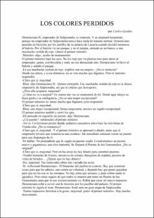 Portada Los colores perdidos