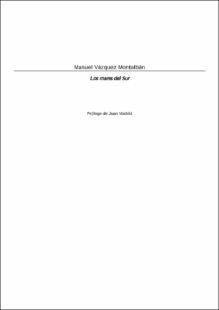 Portada Los mares del sur