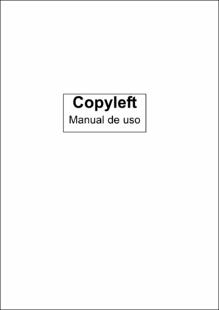 Portada Copyleft : manual de uso