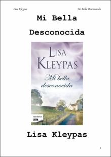 Portada Mi bella desconocida