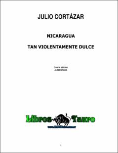 Portada Nicaragua tan violentamente dulce