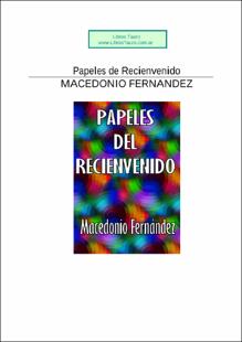 Portada Papeles de recienvenido