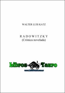Portada Radowitzky  : (crónica novelada)