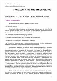 Portada Relatos hispanoamericanos