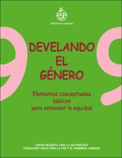 Portada Develando el género : elementos conceptuales básicos para entender la equidad