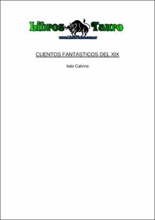 Portada Cuentos fantásticos del XIX