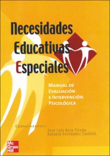 Portada Manual de evaluación e intervención psicológica en necesidades educativas especiales
