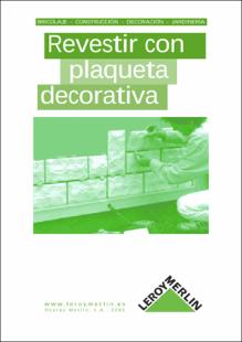 Portada Revestir con plaqueta decorativa