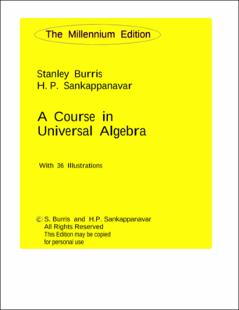 Portada A course in universal algebra : with 36 illustrations