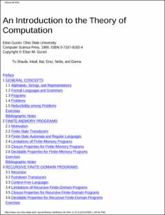 Portada An introduction to the theory of computation