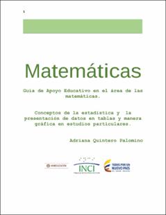 Portada Guía de introducción a la estadística