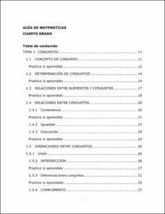 Portada Módulo Matemáticas Cuarto