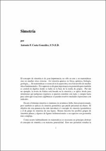 Portada Simetría