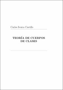 Portada Teoría de cuerpos de clases