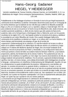 Portada Hegel y Heidegger