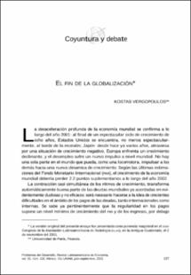 Portada El fin de la globalización