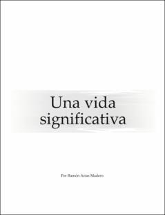 Portada Una vida significativa