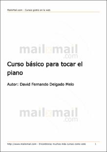 Portada Curso básico para tocar el piano