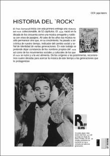 Portada Historia del rock