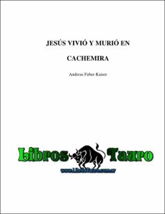 Portada Jesus vivió y murió en Cachemira