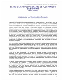 Portada El mensaje revolucionario de los amigos de durruti