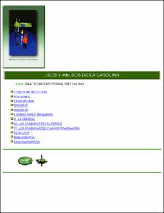 Portada Usos y abusos de la gasolina