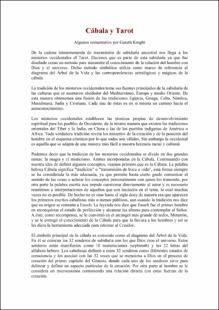 Portada Cábala y tarot