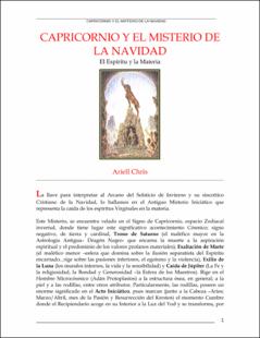 Portada Capricornio y el misterio de la navidad : el espíritu y la materia