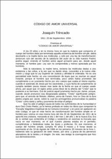 Portada Código de amor universal