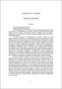 Portada Conócete a ti mismo