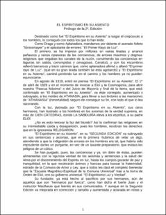 Portada El espiritismo en su asiento