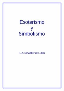 Portada Esoterismo y simbolismo