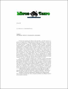 Portada Filosofía oculta. Libro III. La magia ceremonial