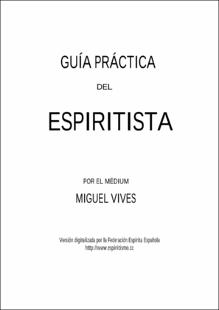 Portada Guía práctica del espiritista