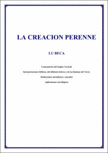 Portada La creación perenne