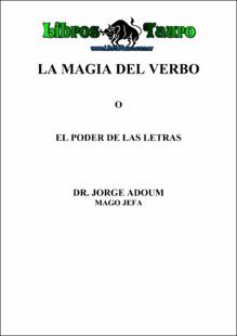 Portada La magia del verboo; el poder de las letras