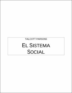 Portada El sistema social
