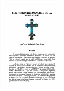 Portada Los hermanos mayores de La Rosa Cruz