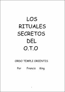 Portada Los rituales secretos del O.T.O. : Ordo Templi Orientis