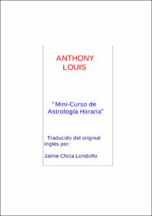 Portada Mini-curso de Astrología Horaria